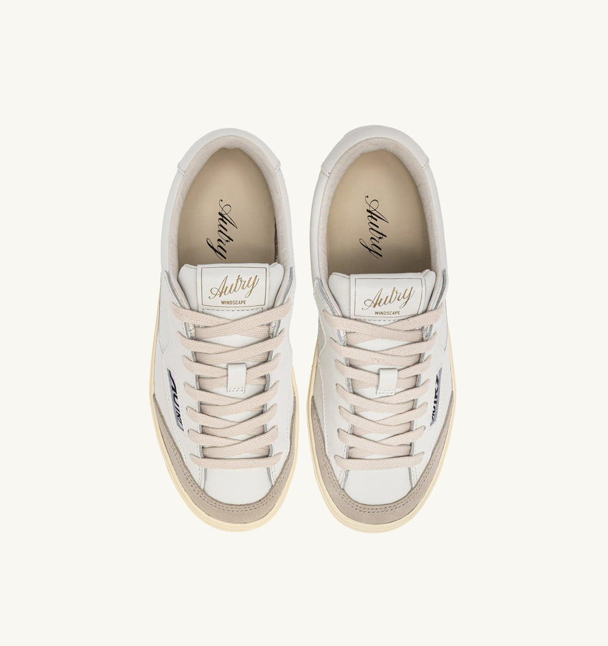 Woman WINDSCAPE LOW SNEAKERS IN WHITE LEATHER