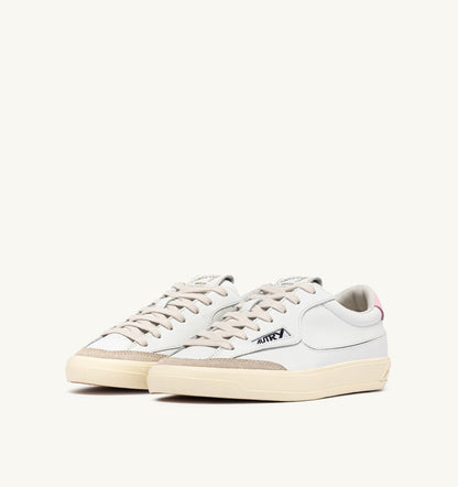 Woman WINDSCAPE LOW SNEAKERS IN WHITE AND FAIRY TALE LEATHER