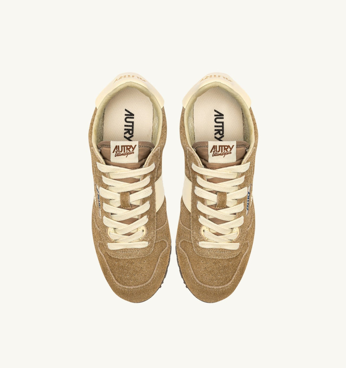 Woman WINDSPIN SNEAKERS IN COURO AND RUTABAGA SUEDE AND LEATHER
