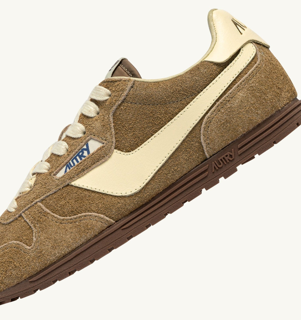 Woman WINDSPIN SNEAKERS IN COURO AND RUTABAGA SUEDE AND LEATHER