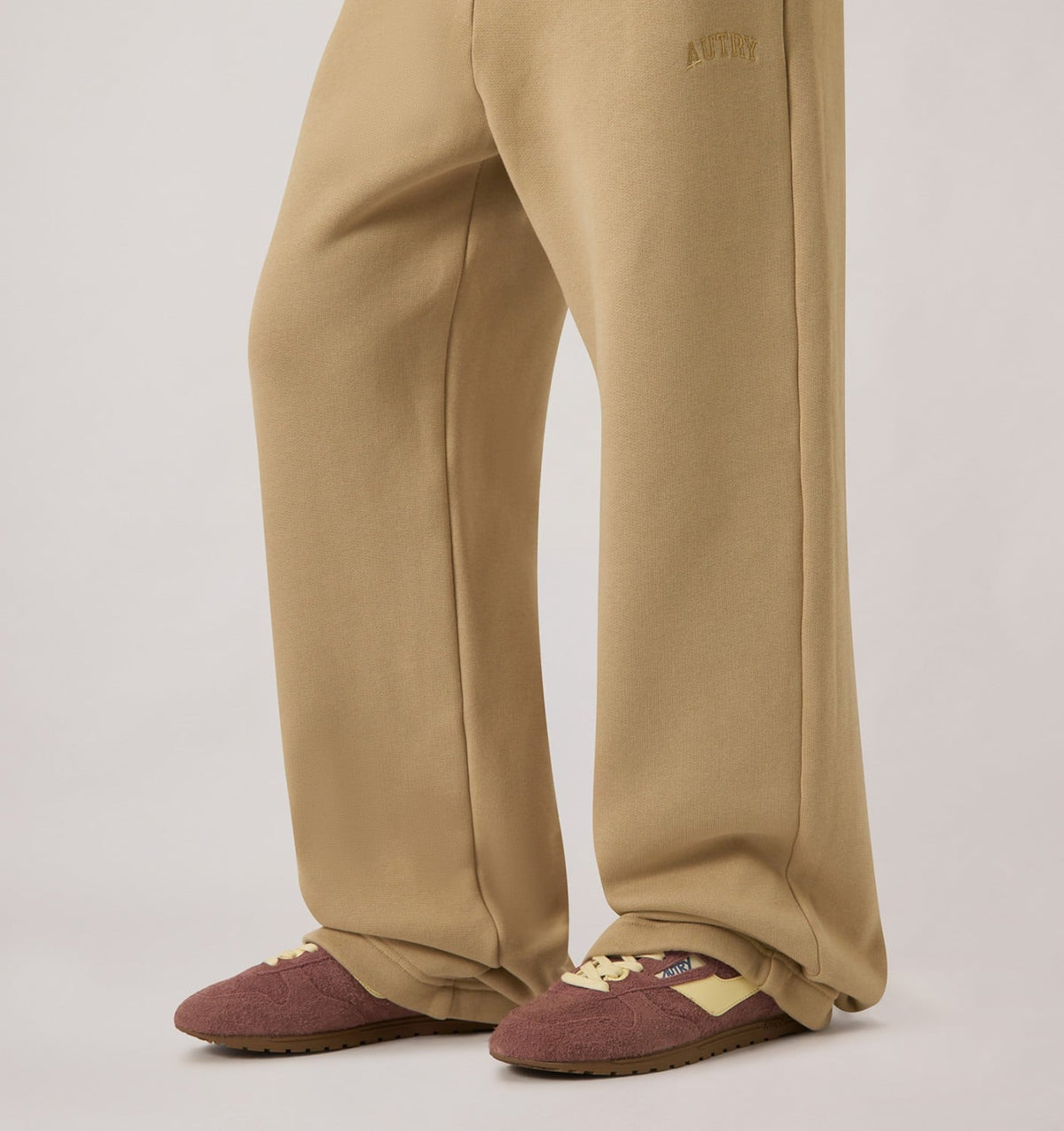 Woman WINDSPIN SNEAKERS IN CHIANTI AND RUTABAGA SUEDE AND LEATHER