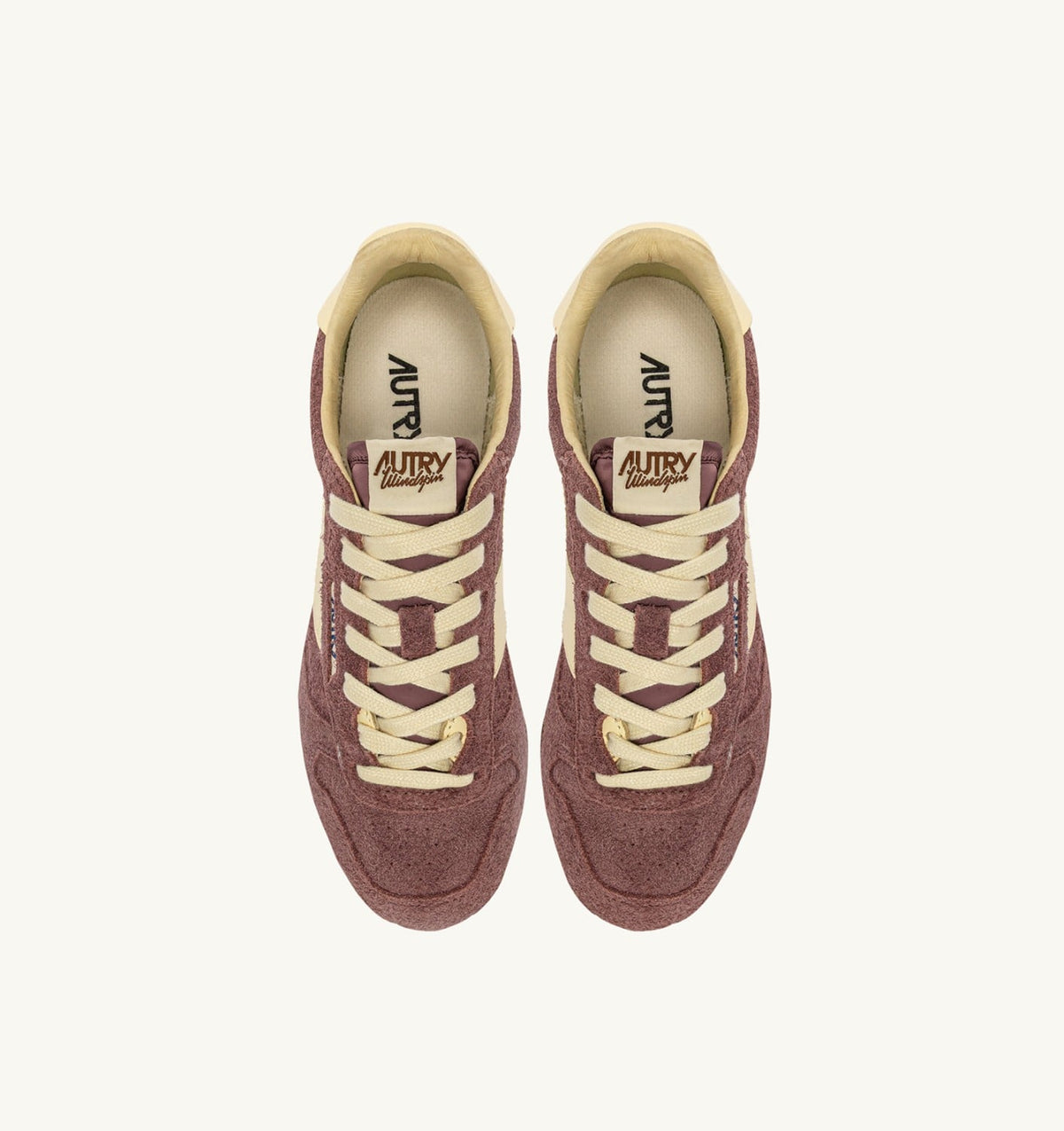 Woman WINDSPIN SNEAKERS IN CHIANTI AND RUTABAGA SUEDE AND LEATHER