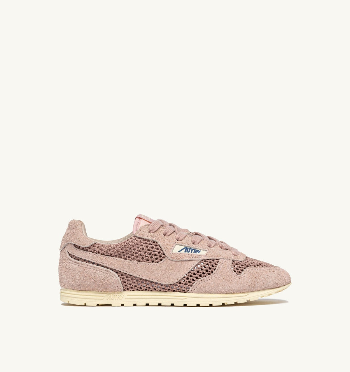 Woman WINDSPIN SNEAKERS IN SILK MESH AND SUEDE