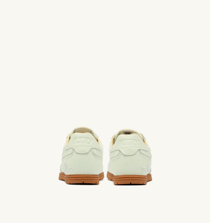Woman WINDSPIN SNEAKERS IN BONE WHITE LEATHER WITH DECORATIONS