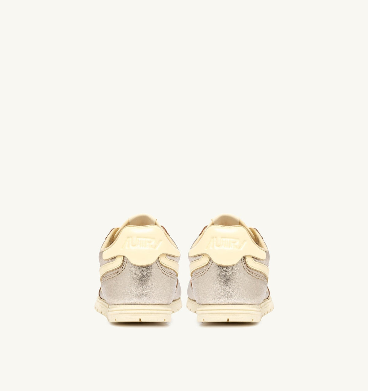 Woman WINDSPIN SNEAKERS IN PLATINUM AND RUTABAGA SUEDE AND LEATHER