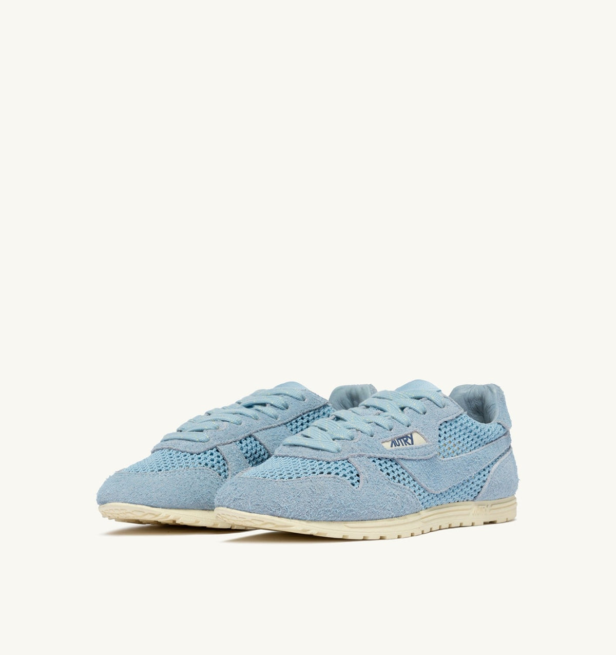 Woman WINDSPIN SNEAKERS IN PORTOFINO MESH AND SUEDE