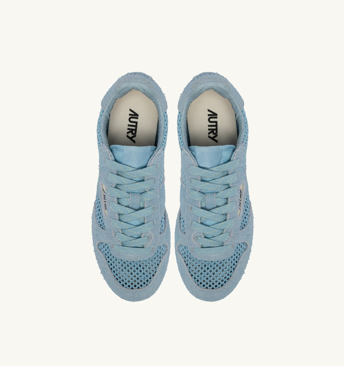 Woman WINDSPIN SNEAKERS IN PORTOFINO MESH AND SUEDE