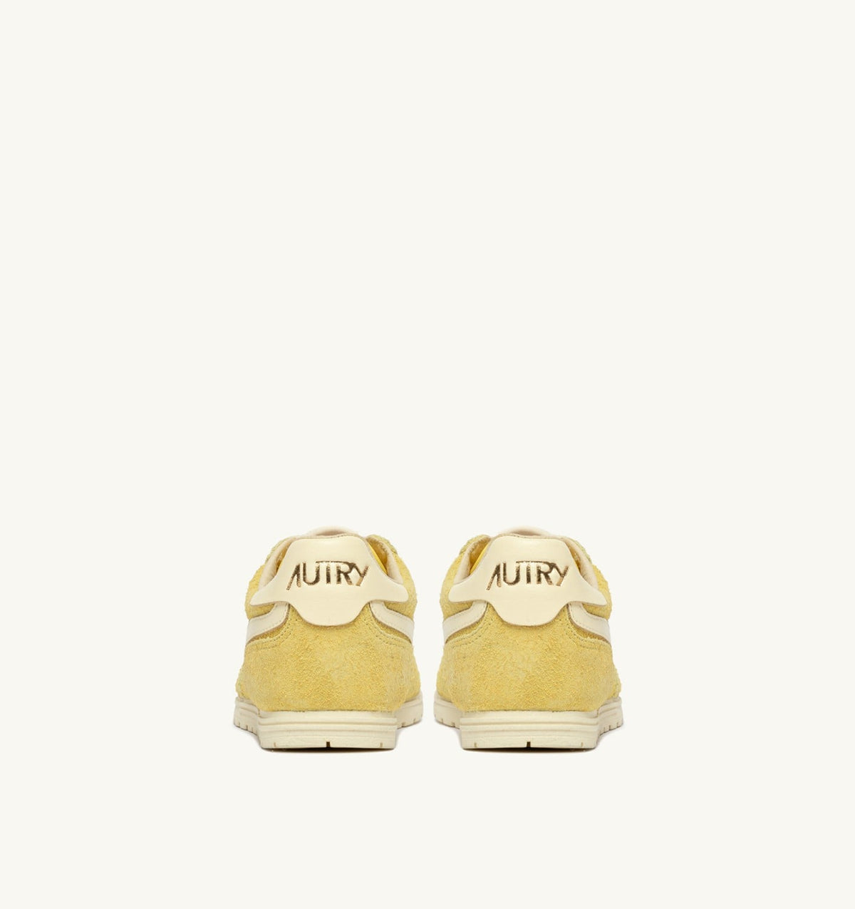 Woman WINDSPIN SNEAKERS IN MIMOSA AND RUTABAGA SUEDE AND LEATHER
