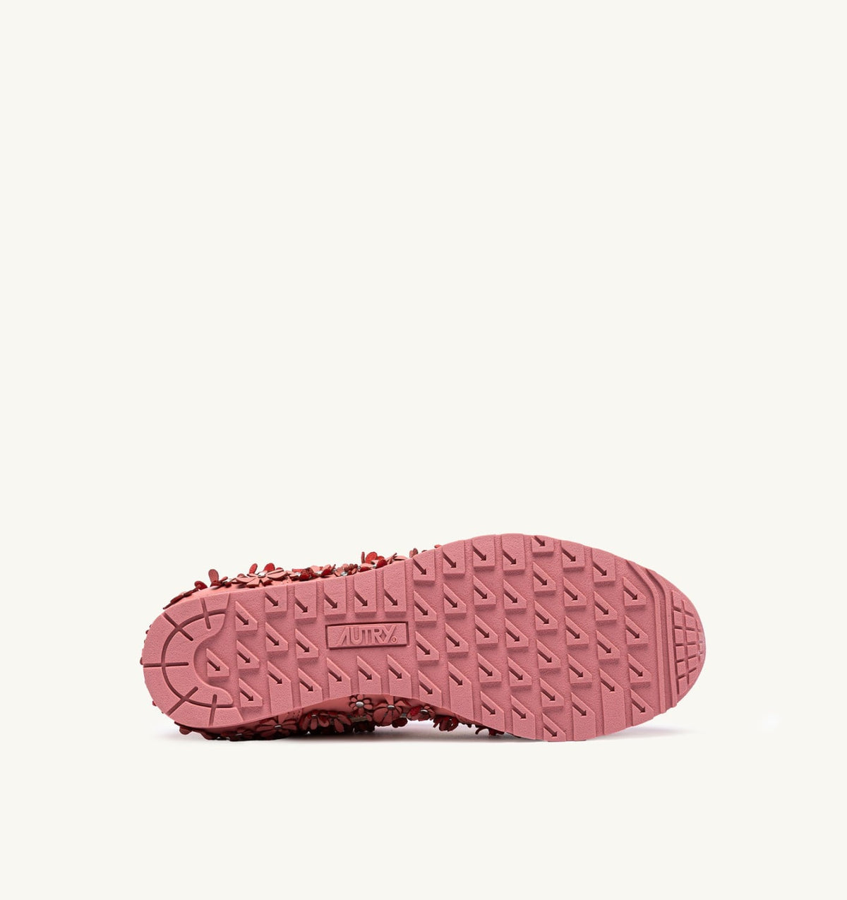 Woman WINDSPIN FLOWERS SNEAKERS IN LOBSTER BISQUE LEATHER