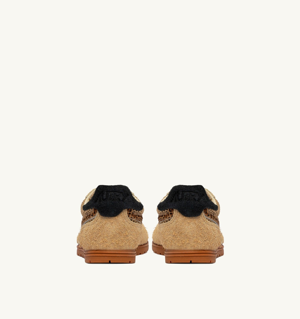 Woman WINDSPIN SNEAKERS IN TRENCH LEOPARD AND BLACK MESH AND SUEDE