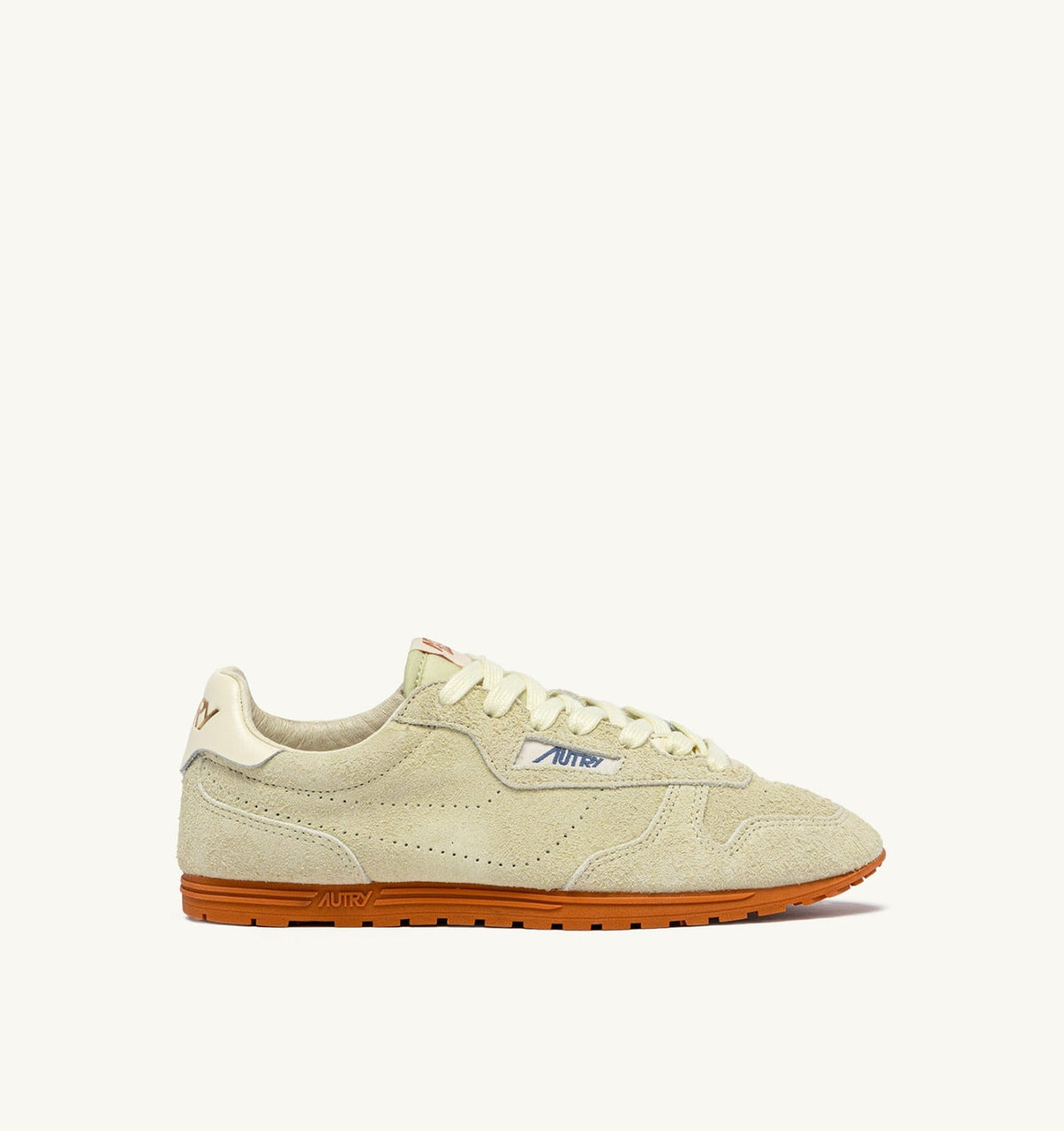 Woman SNEAKERS WINDSPIN IN BUTTER WHITE SUEDE