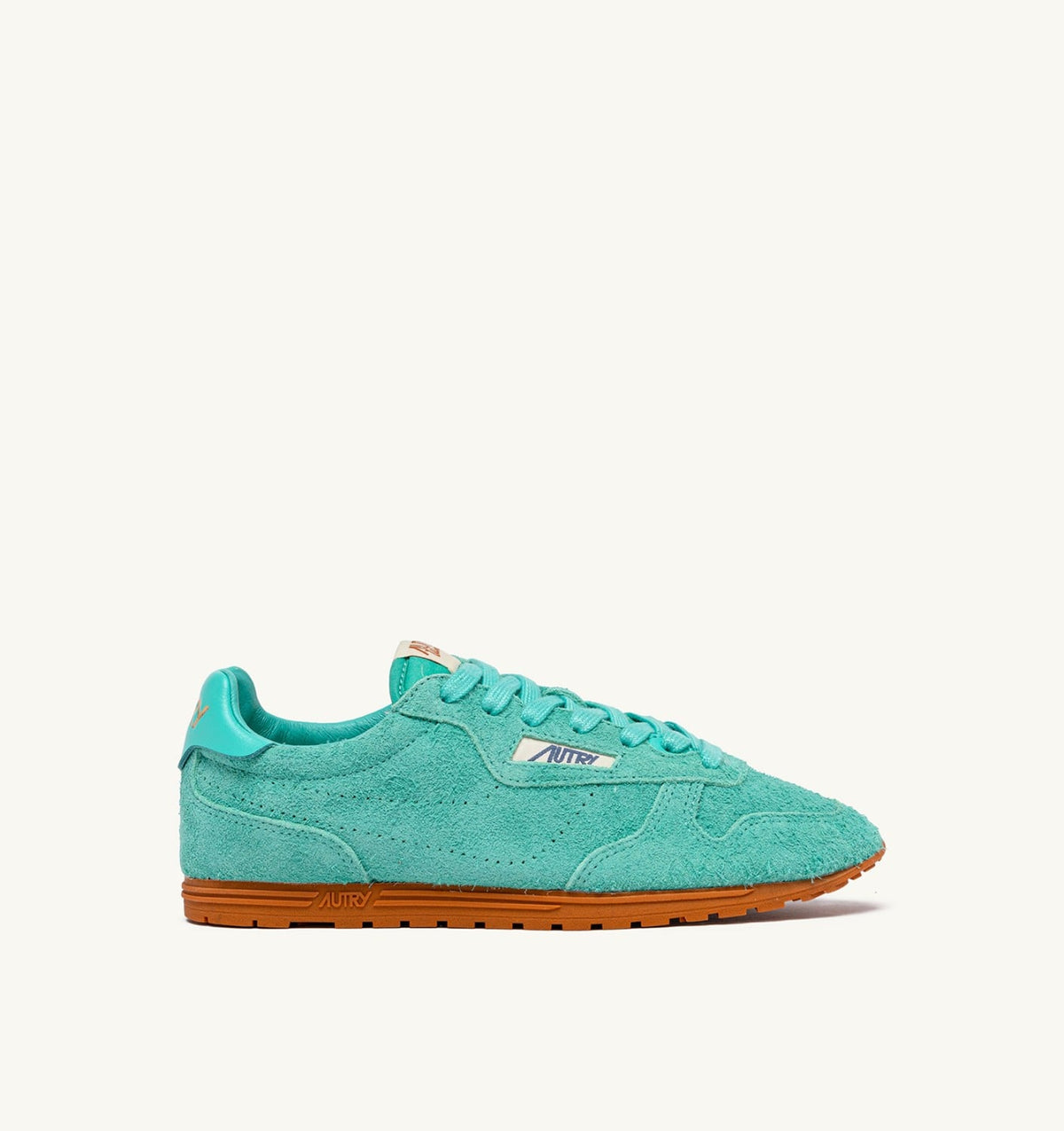 Woman SNEAKERS WINDSPIN IN TURQUOISE SUEDE