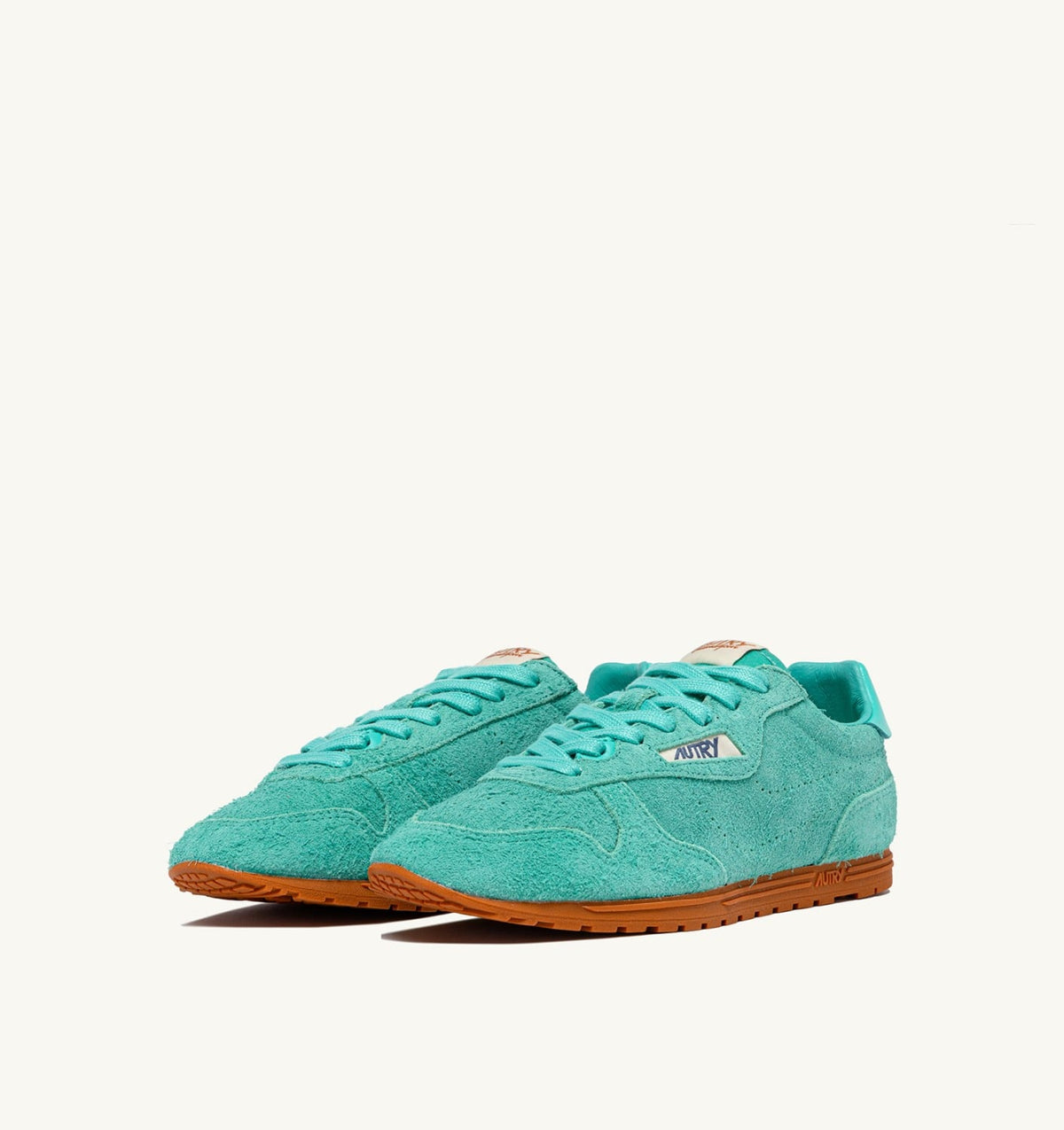 Woman SNEAKERS WINDSPIN IN TURQUOISE SUEDE