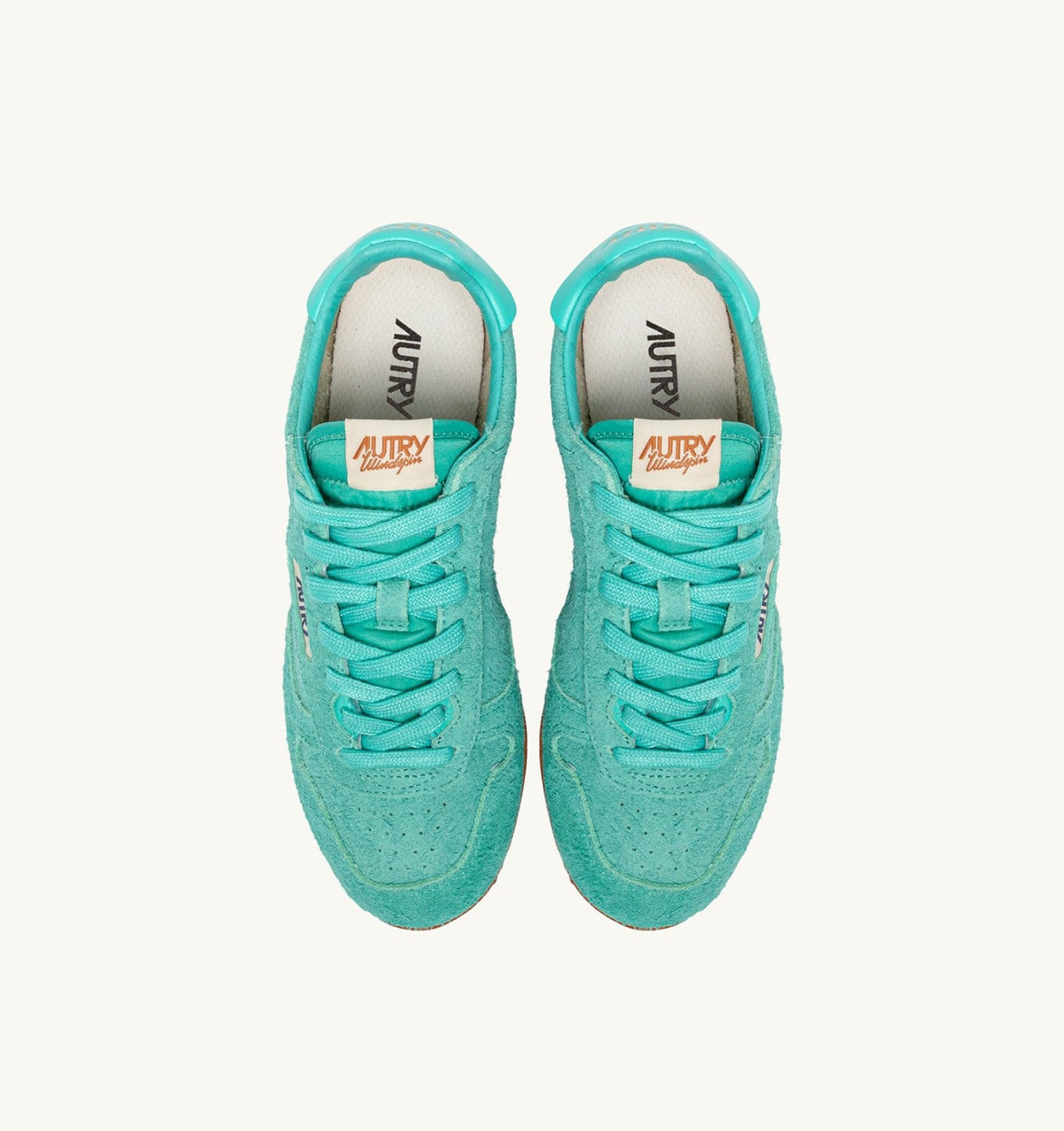 Woman SNEAKERS WINDSPIN IN TURQUOISE SUEDE