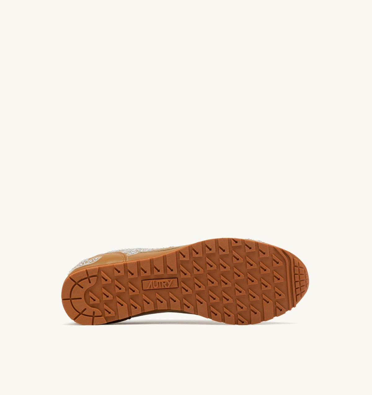 Woman WINDSPIN SNEAKERS IN EARTH LEATHER WITH DECORATIONS