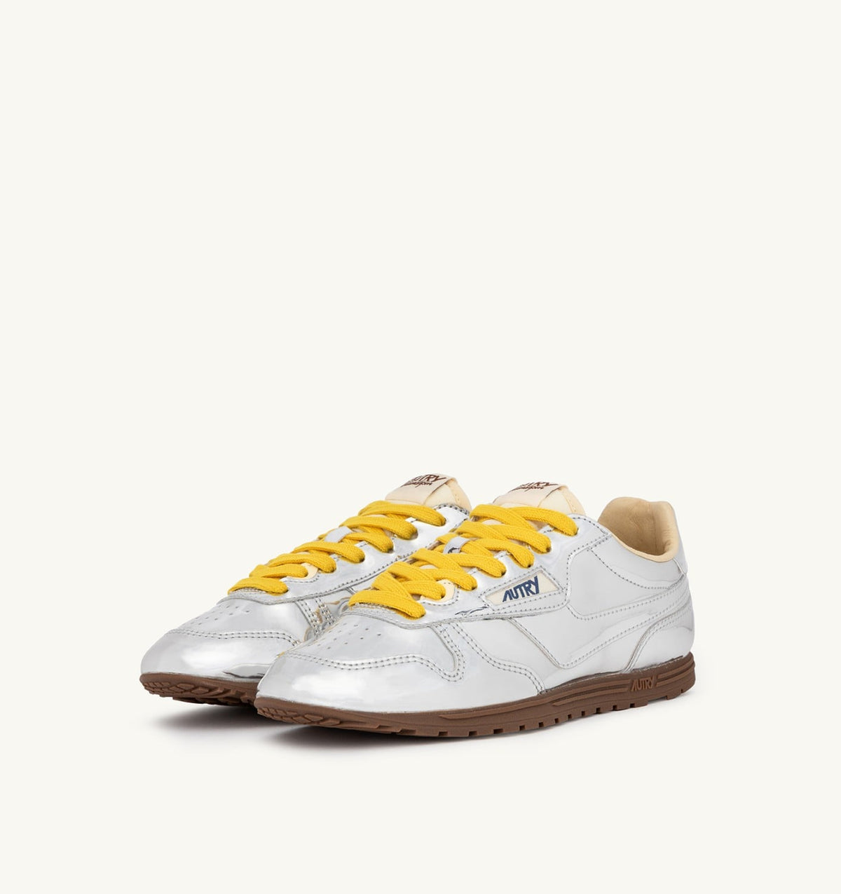 Woman WINDSPIN SILVER MIRRORED SNEAKERS