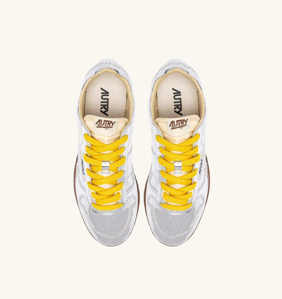 Woman WINDSPIN SILVER MIRRORED SNEAKERS