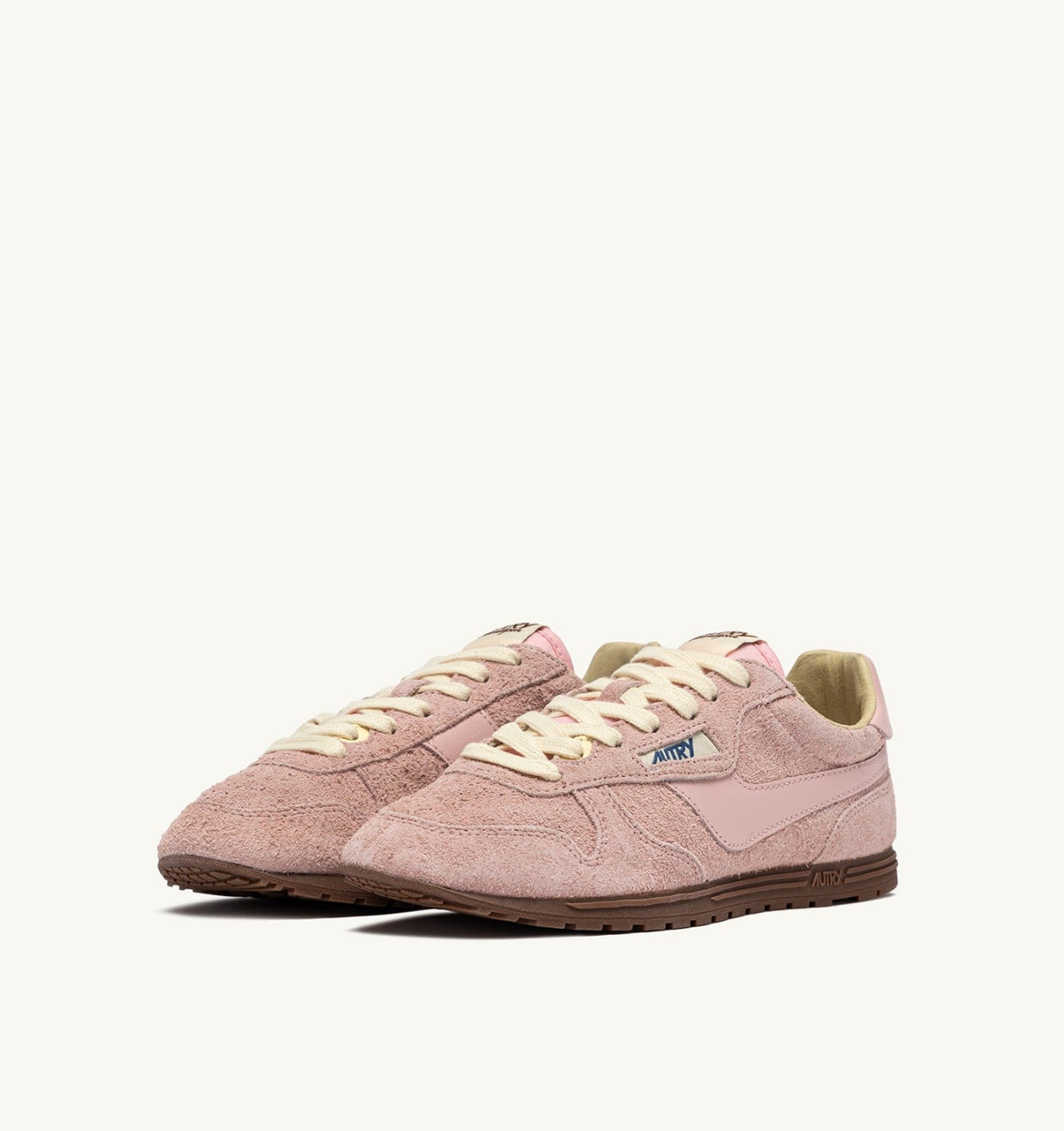 Woman WINDSPIN SNEAKERS IN ROSEMARY SUEDE AND LEATHER