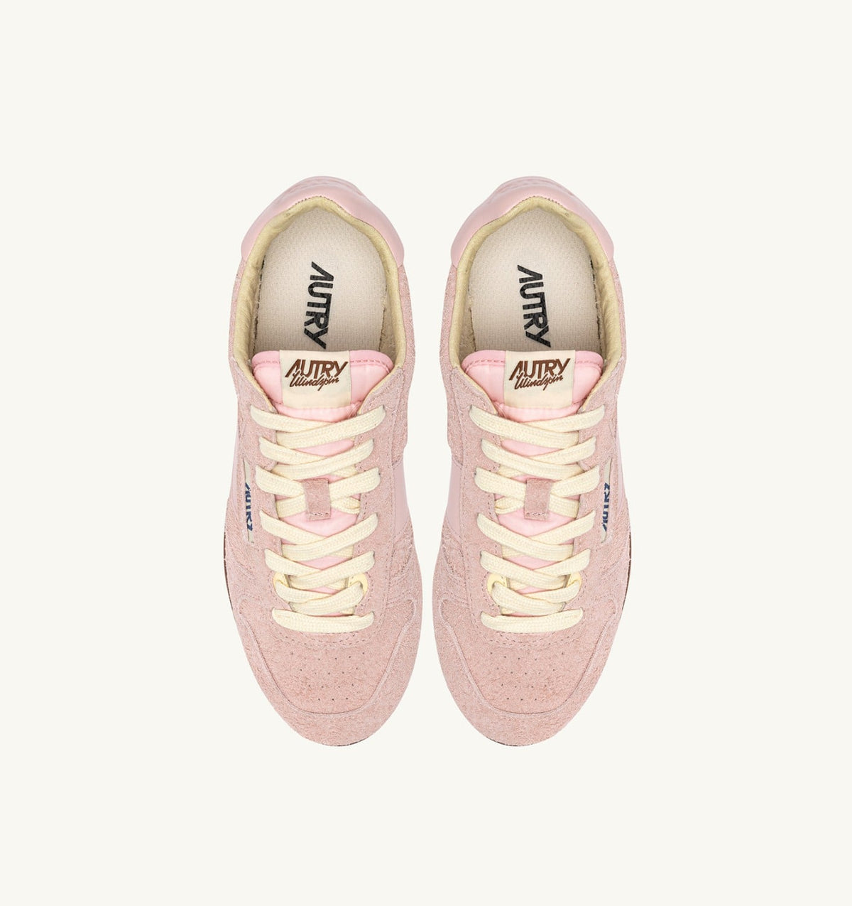 Woman WINDSPIN SNEAKERS IN ROSEMARY SUEDE AND LEATHER