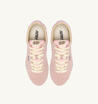 Woman WINDSPIN SNEAKERS IN ROSEMARY SUEDE AND LEATHER