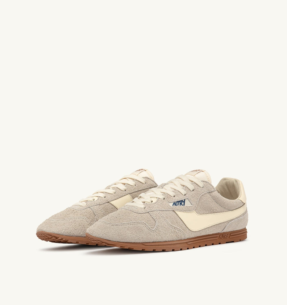 Woman SNEAKERS WINDSPIN IN SUEDE AND LEATHER COLOR WIFE AND RUTABAGA