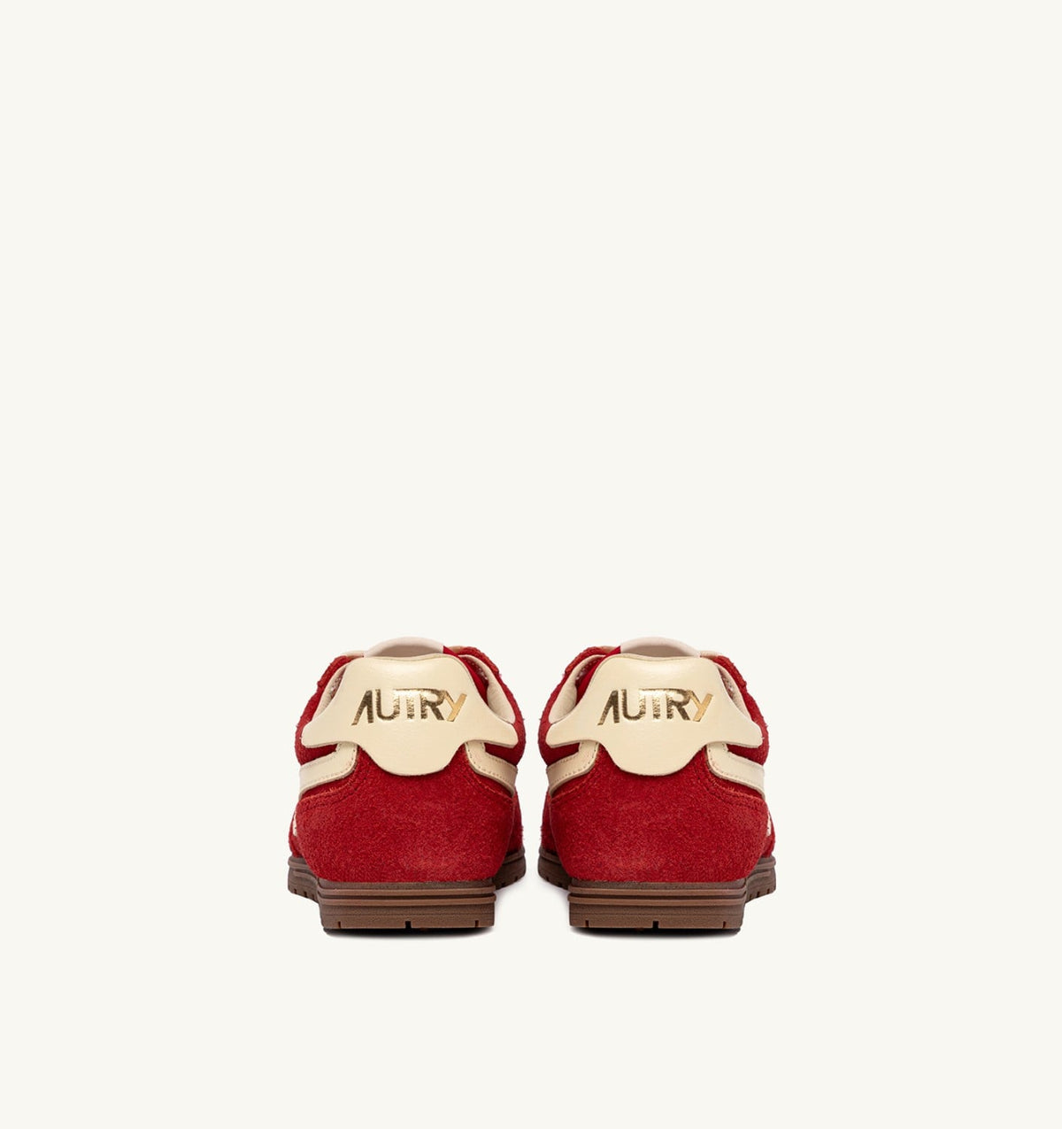 Woman SNEAKERS WINDSPIN IN SUEDE AND LEATHER COLOR RUBY AND RUTABAGA