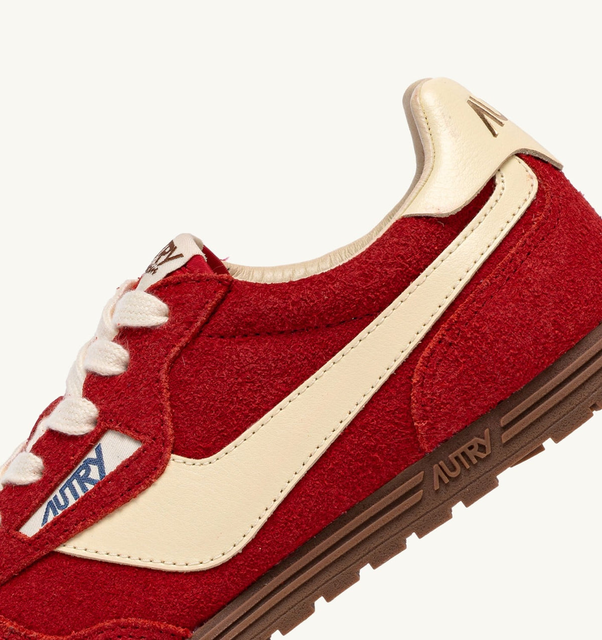 Woman SNEAKERS WINDSPIN IN SUEDE AND LEATHER COLOR RUBY AND RUTABAGA