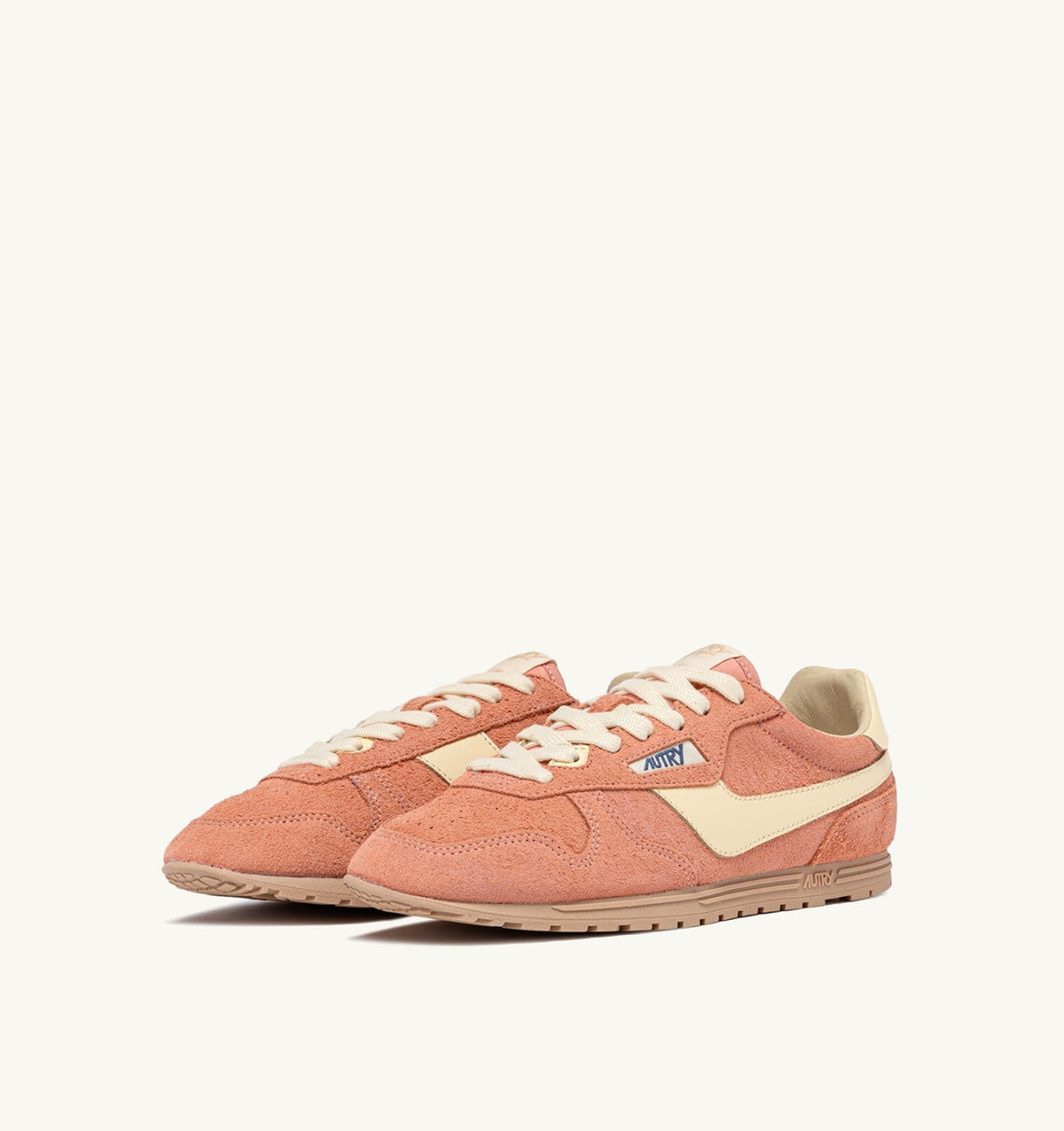 Woman SNEAKERS WINDSPIN IN SUEDE AND LEATHER COLOR DAMASK AND RUTABAGA