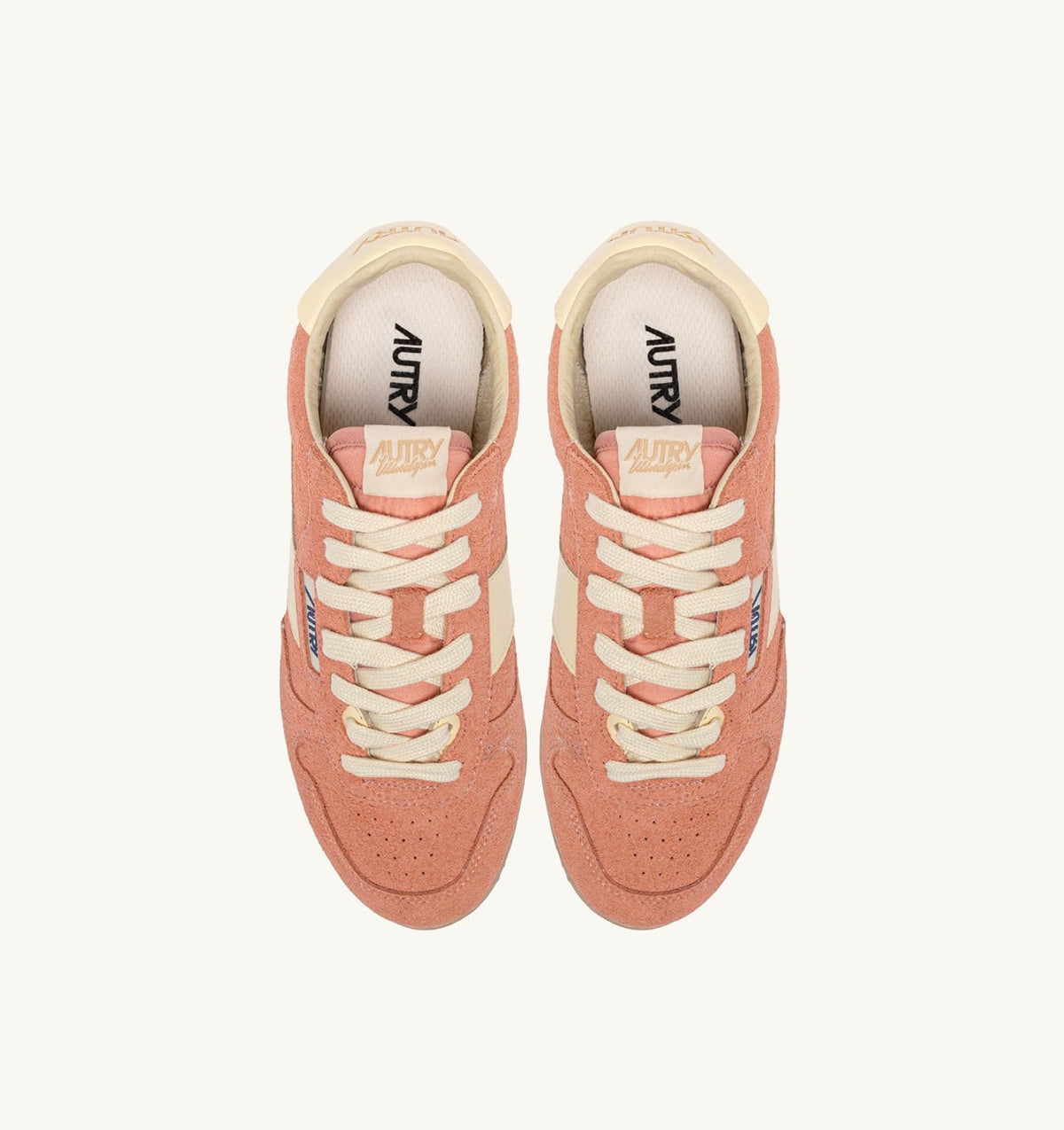 Woman SNEAKERS WINDSPIN IN SUEDE AND LEATHER COLOR DAMASK AND RUTABAGA
