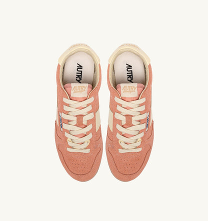 Woman SNEAKERS WINDSPIN IN SUEDE AND LEATHER COLOR DAMASK AND RUTABAGA