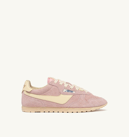 Woman SNEAKERS WINDSPIN IN SUEDE AND LEATHER COLOR ROSEMARY AND RUTABAGA