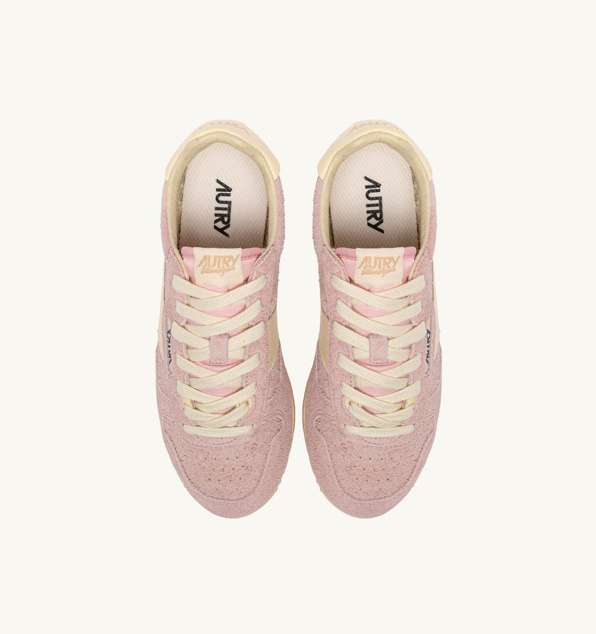 Woman SNEAKERS WINDSPIN IN SUEDE AND LEATHER COLOR ROSEMARY AND RUTABAGA