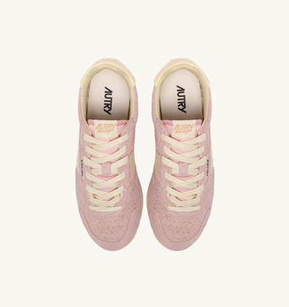 Woman SNEAKERS WINDSPIN IN SUEDE AND LEATHER COLOR ROSEMARY AND RUTABAGA