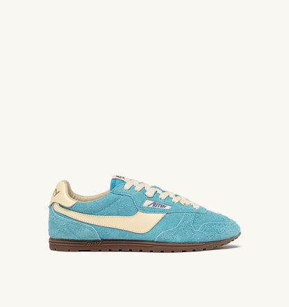 Woman SNEAKERS WINDSPIN IN SUEDE AND LEATHER COLOR KYOTO AND RUTABAGA