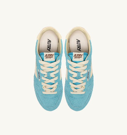 Woman SNEAKERS WINDSPIN IN SUEDE AND LEATHER COLOR KYOTO AND RUTABAGA
