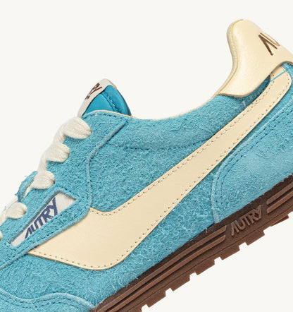 Woman SNEAKERS WINDSPIN IN SUEDE AND LEATHER COLOR KYOTO AND RUTABAGA