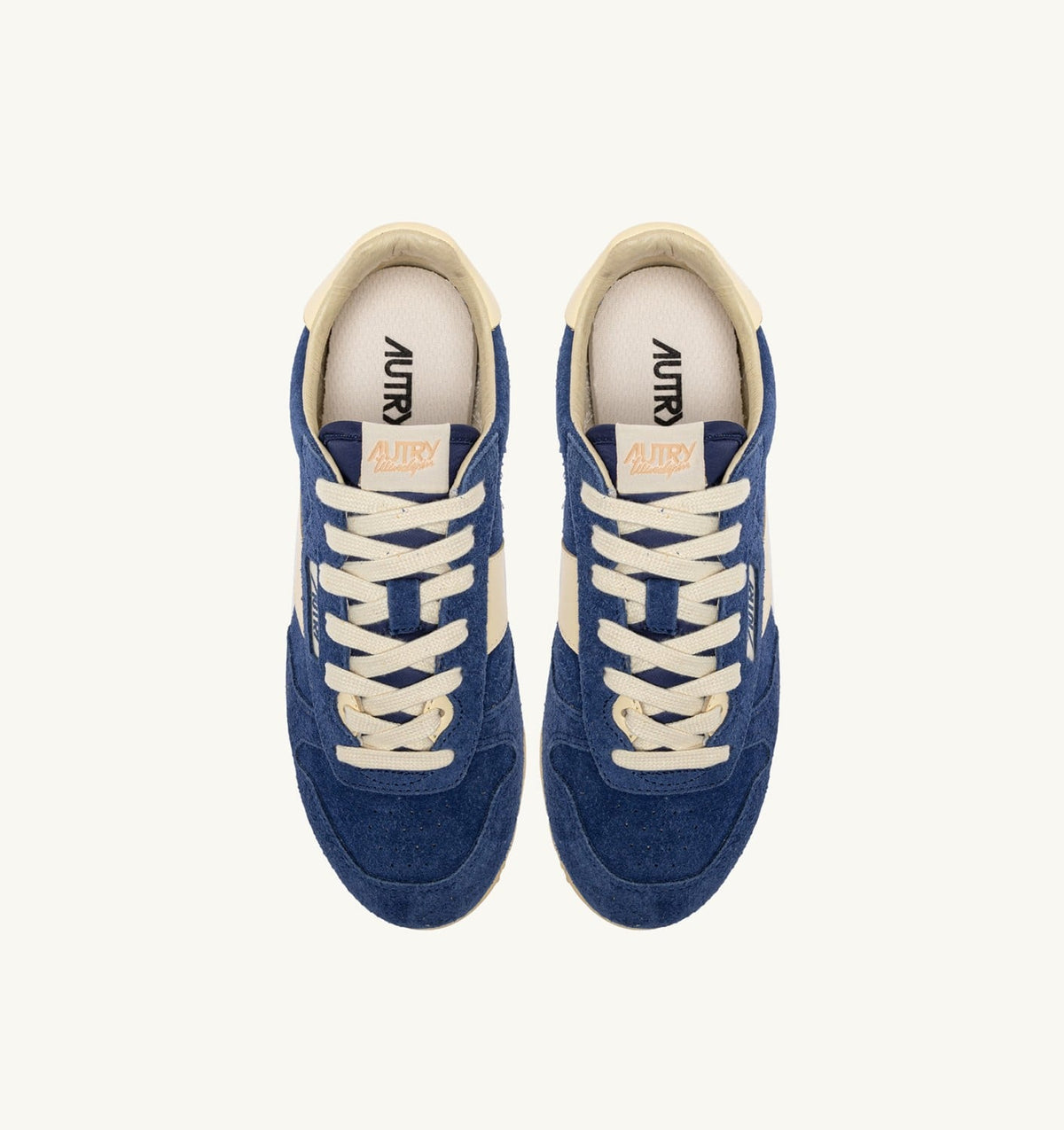 Woman SNEAKERS WINDSPIN IN SUEDE AND LEATHER COLOR INFINITO AND RUTABAGA
