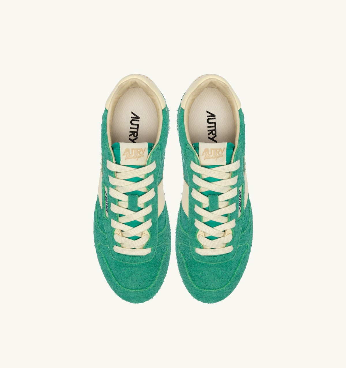 Woman WINDSPIN SNEAKERS IN EXCURSION AND RUTABAGA SUEDE AND LEATHER