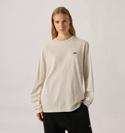 Woman|Man LONG-SLEEVE EMBROIDERED LOGO TEE UNISEX