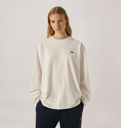 Woman|Man LONG-SLEEVE EMBROIDERED LOGO TEE UNISEX
