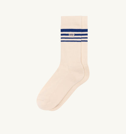 Woman|Man JACQUARD STRIPED SOCKS WITH LOGO UNISEX