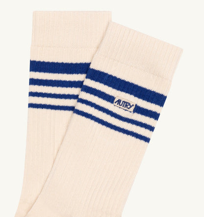 Woman|Man JACQUARD STRIPED SOCKS WITH LOGO UNISEX