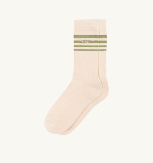 Woman|Man JACQUARD STRIPED SOCKS WITH LOGO UNISEX