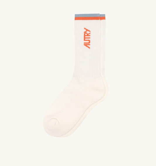 Woman|Man JACQUARD STRIPED SOCKS WITH LOGO UNISEX
