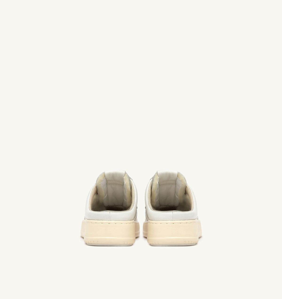 Man MEDALIST MULE SNEAKERS IN NAPA LEATHER COLOR WHITE