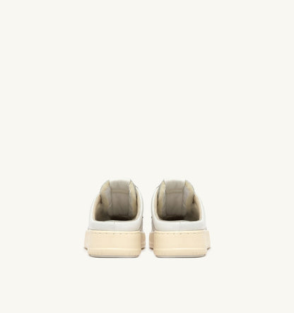 Man MEDALIST MULE SNEAKERS IN NAPA LEATHER COLOR WHITE