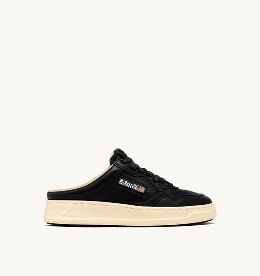 Man MEDALIST MULE SNEAKERS IN NAPA LEATHER COLOR BLACK