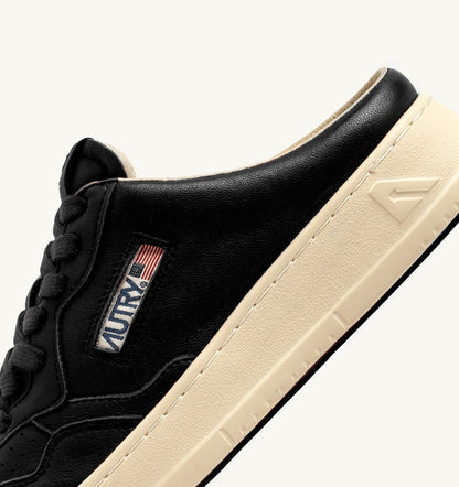 Man MEDALIST MULE SNEAKERS IN NAPA LEATHER COLOR BLACK