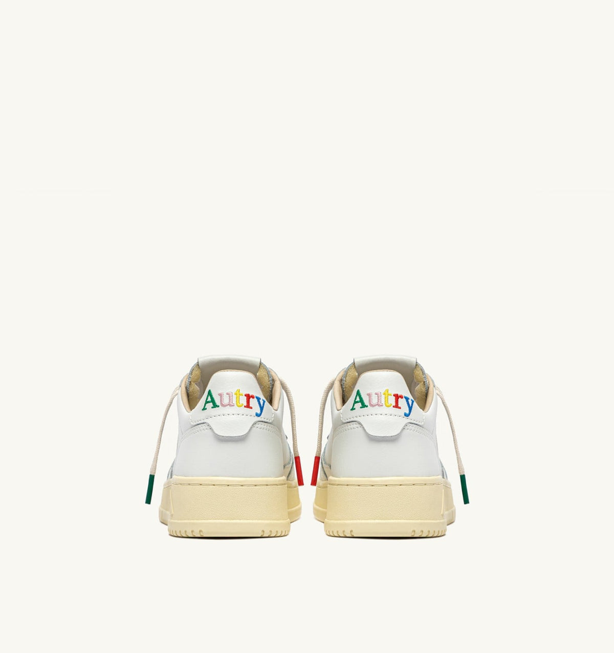 Man MEDALIST LOW SNEAKERS IN WHITE LEATHER