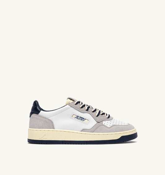 Man MEDALIST LOW SNEAKERS IN VAPOR AND SPACE SUEDE AND LEATHER